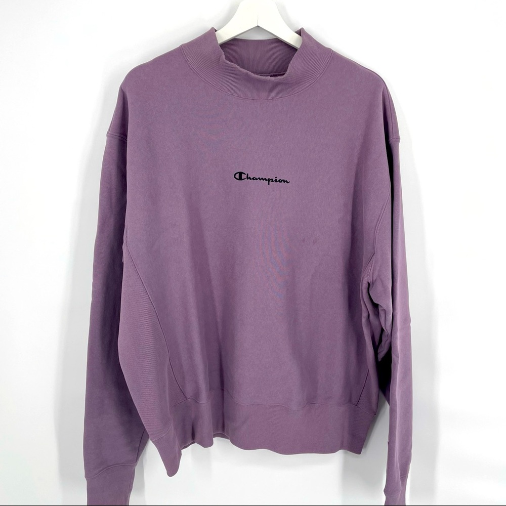 Champion Reverse Weave Mock Neck Sweatshirt